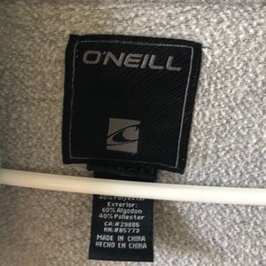 LARGE ONEILL HOODIE GREY